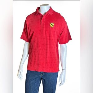 Ferrari Red Men's Polo Shirt